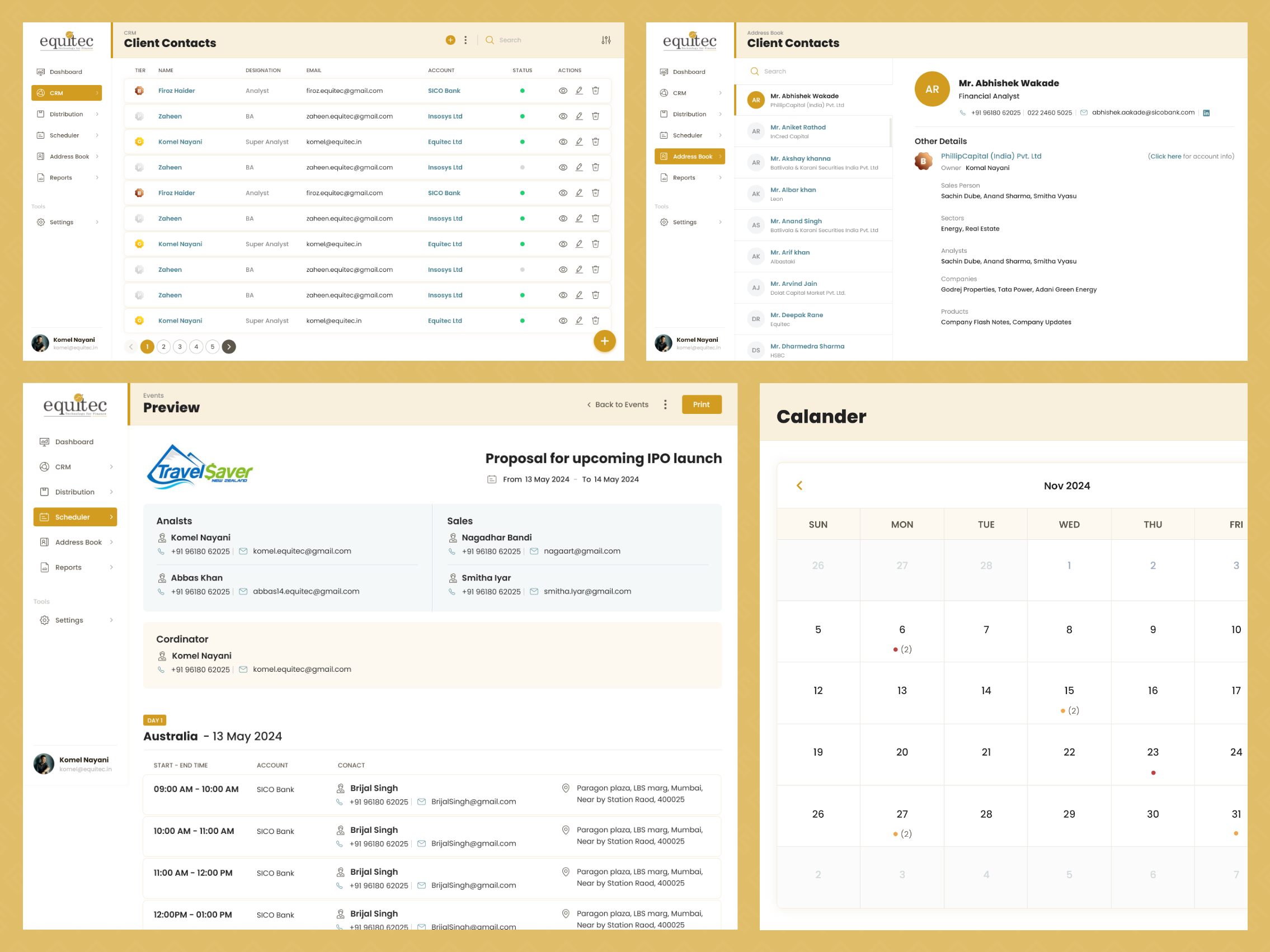 CRM Web Application — screenshot 3
